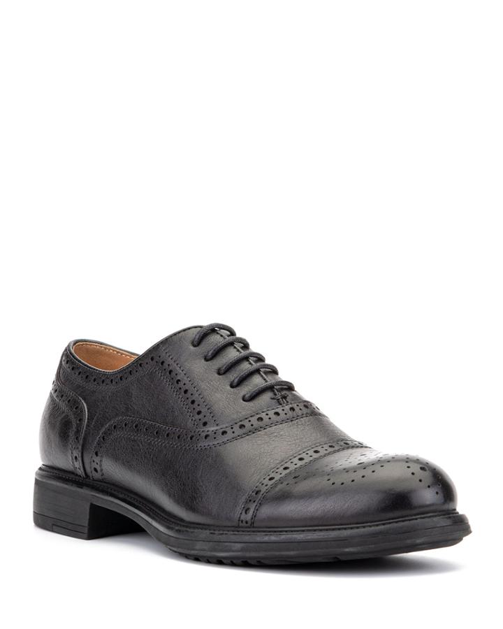 Men's Parker Brogued Leather Oxford Dress