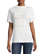 Oc Logo Burnout Crewneck Short-sleeve Tee