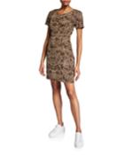 Leopard-print Silk