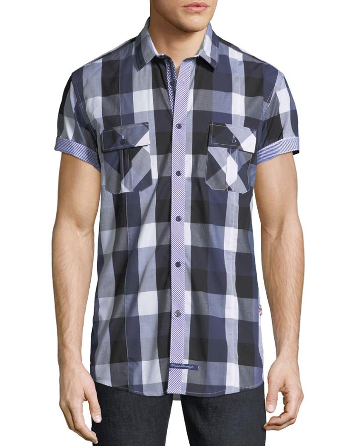Buffalo-plaid Short-sleeve