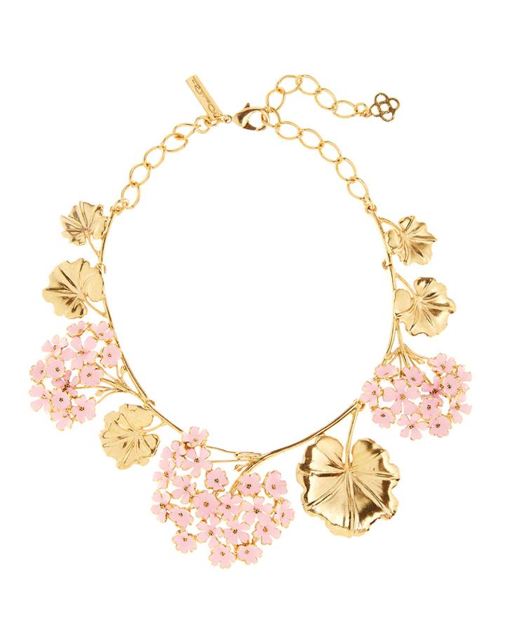 Painted Geranium Necklace