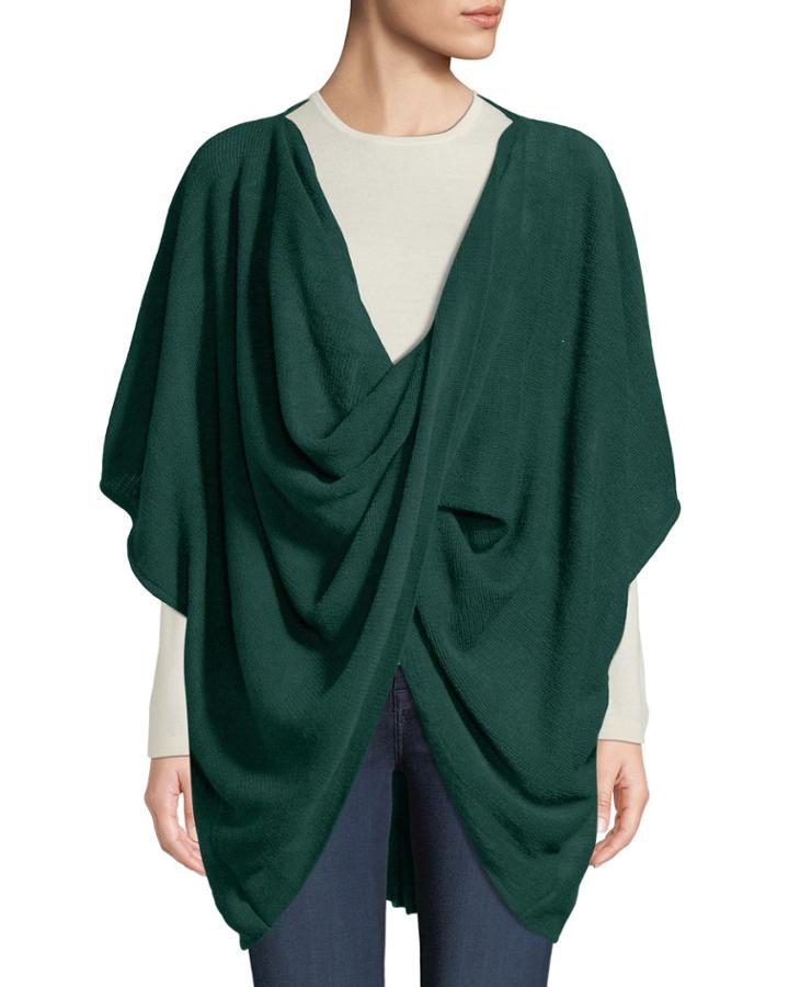 Twist-front Poncho