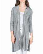 Side-slit Relaxed Duster, Nickel