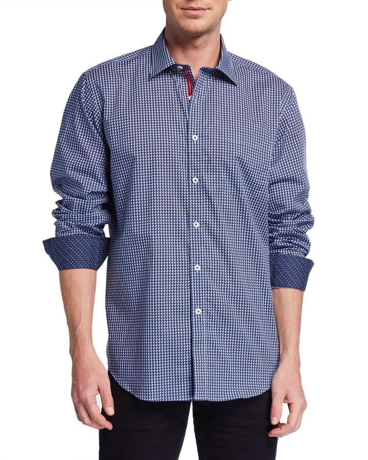 Men's Classic-fit Check Long-sleeve