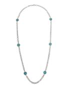 Maya 6-station Inlay Necklace In Turquoise,