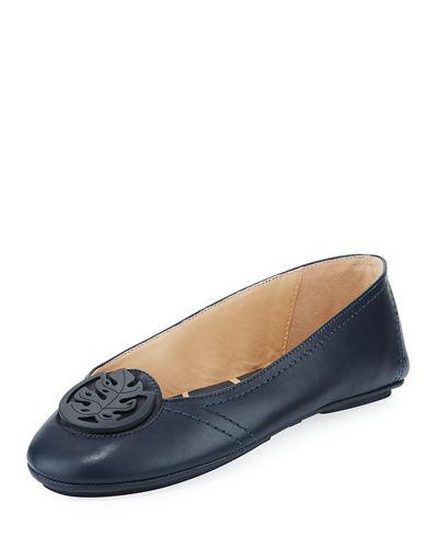 Amelia Floral Medallion Ballerina Flat