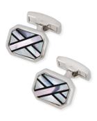 Mother-of-pearl Crisscross Cuff