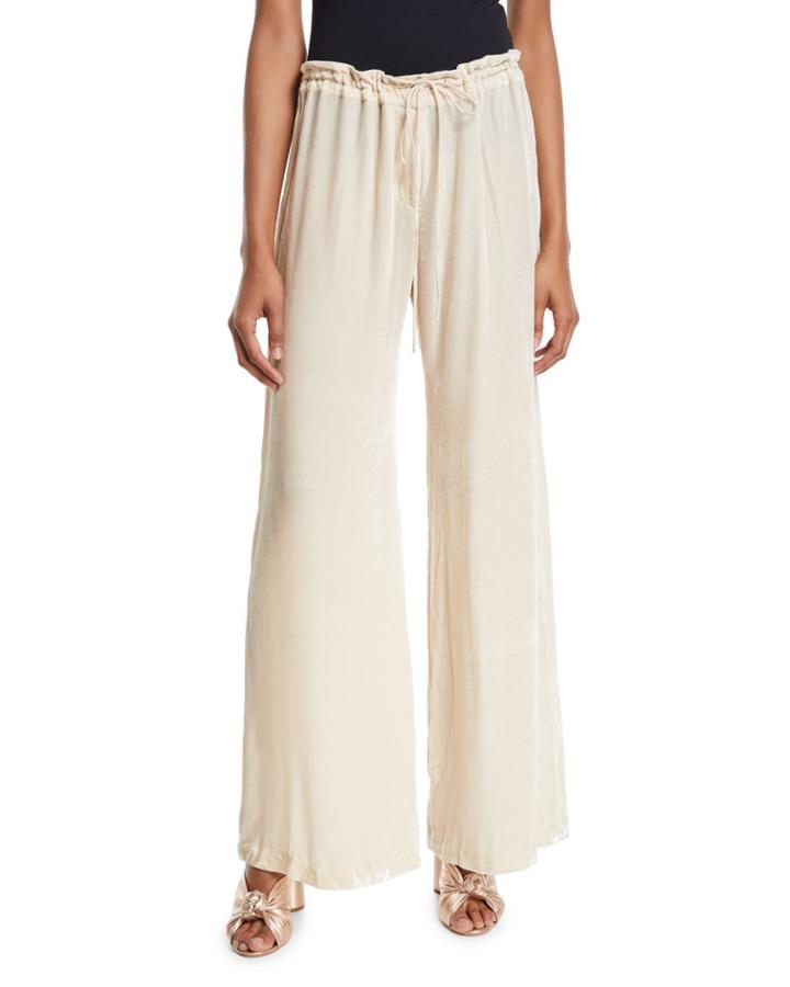 Kenyana Silky Velvet Drawstring Pants