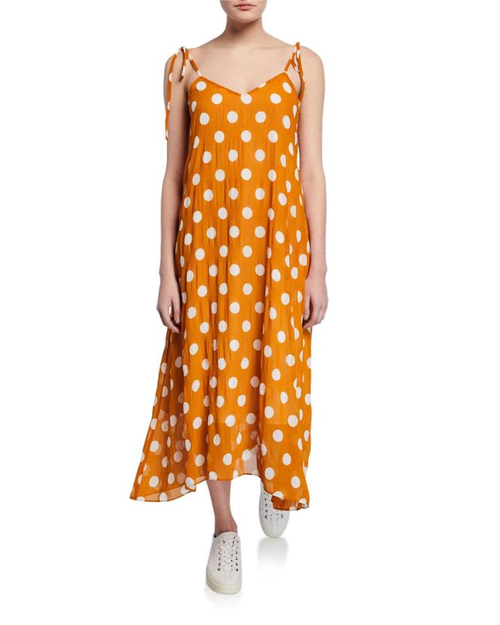 Polka Dot Shoulder-tie