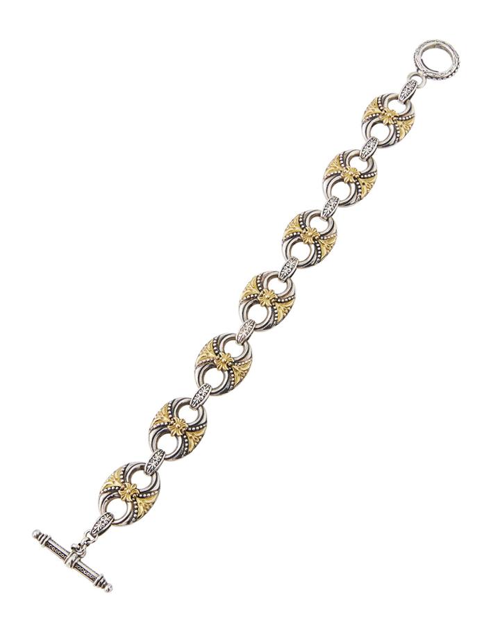Sterling Silver & 18k Gold