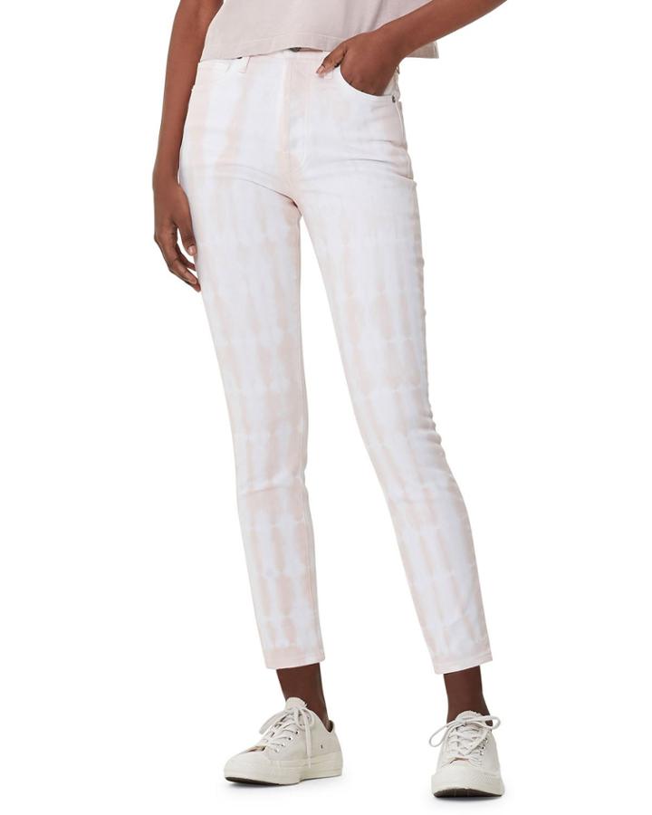 Olivia Cropped Tie-dye Jeans