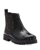 Lara Rainbow Studded Patent Leather Boots, Baby/toddler/kids