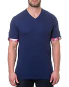 Men's V-neck Pique T-shirt