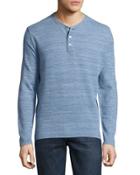 Jacquard Fitted Henley