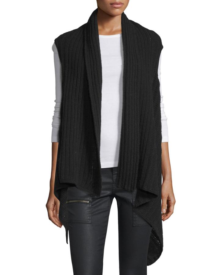 Ena B Ribbed-knit Vest