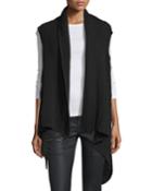 Ena B Ribbed-knit Vest