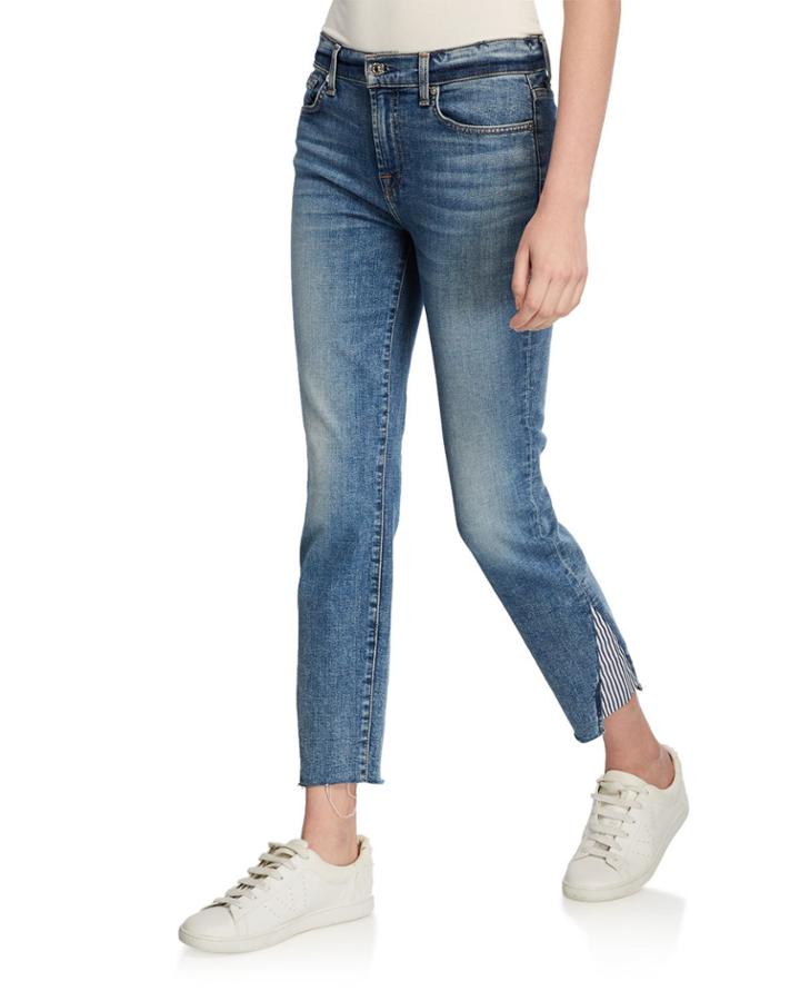 Mid-rise Ankle Skinny Crop With
