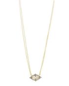 Iridescent Marquise Double-strand Pendant Necklace