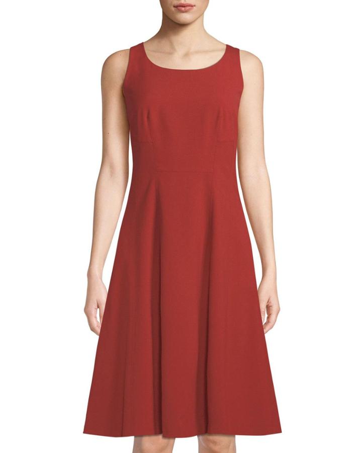Angelee Sleeveless A-line Dress