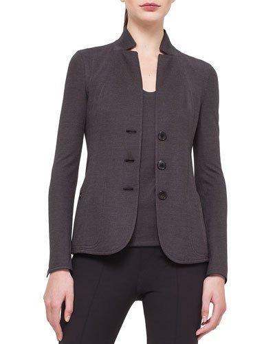 Silk Pique Jersey Reversible Jacket