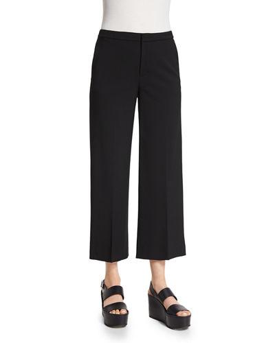 Tailored-fit Pleated Culottes