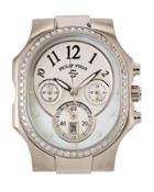 Stainless Steel Chronograph Watch Head,