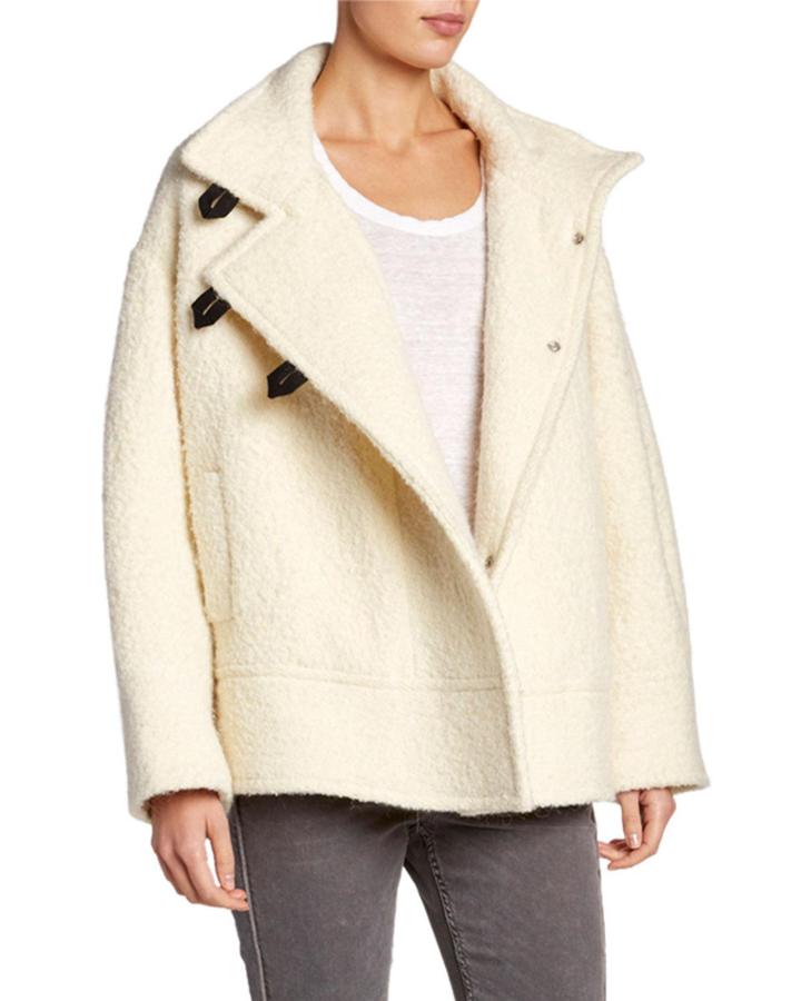 Fagan Button-front Alpaca Coat