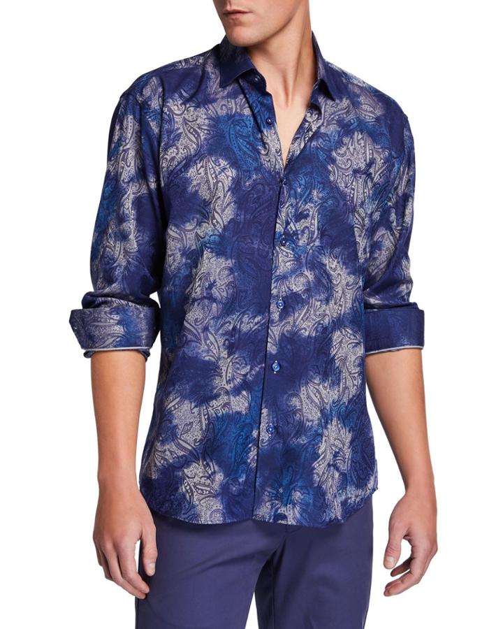 Men's Fibonacci Paisley