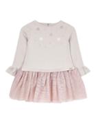 Girl's Studded Voile Dress,