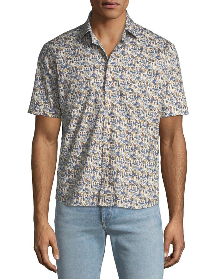Men's Tropical Print