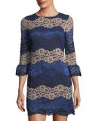 Lana Lace-striped Dress