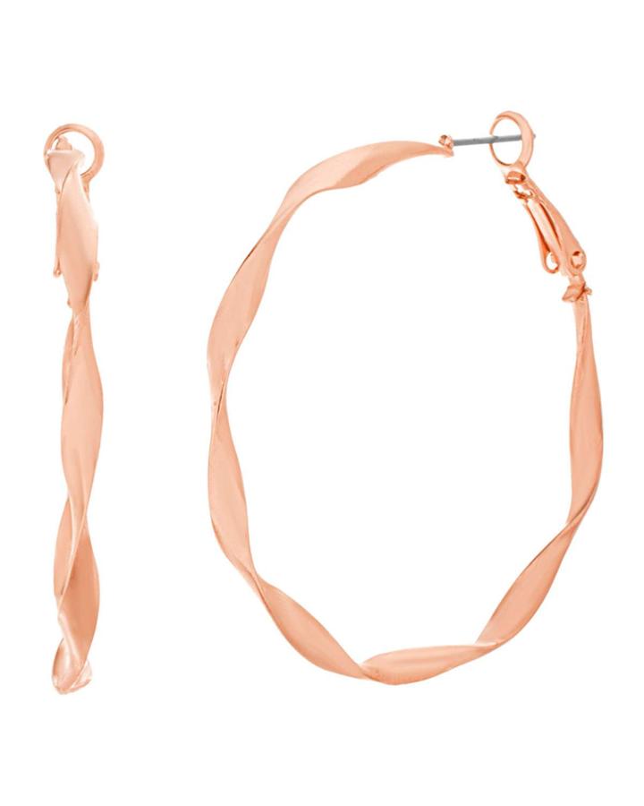 Twirl In & Out Hoop Earrings