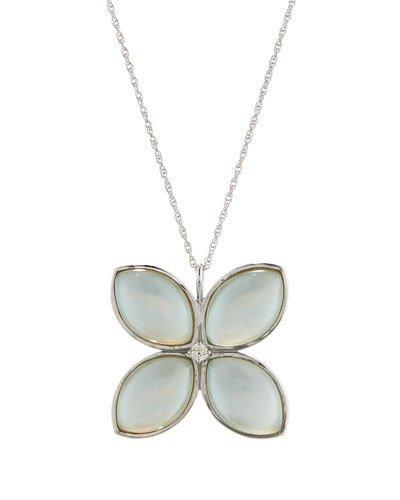 Quad Marquis Pendant Necklace