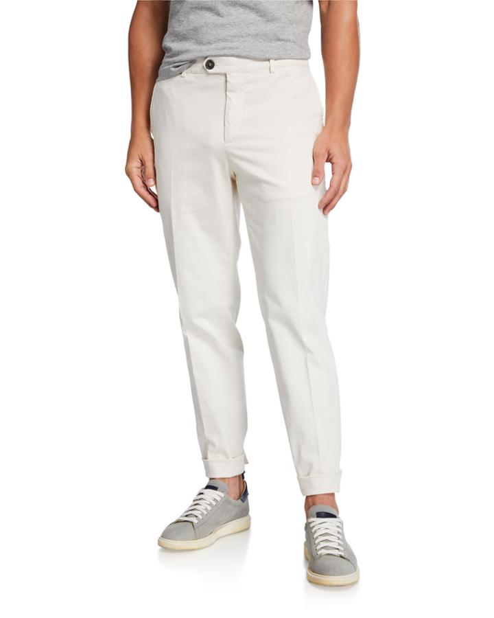 Men's Traditional Solid Gabardine Pants