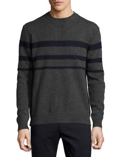 Striped Crewneck Wool/cashmere