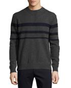 Striped Crewneck Wool/cashmere