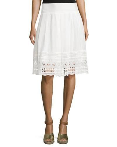 Lace-trim A-line