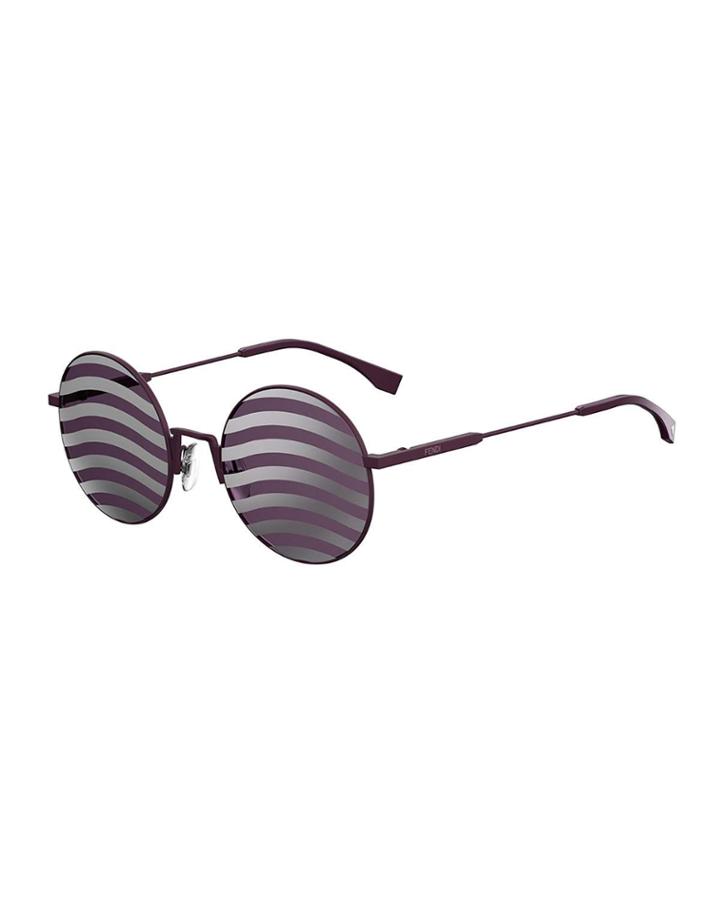 Waved Stripe Round