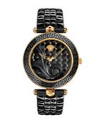 40mm Vanitas Ceramic Watch, Black/rose