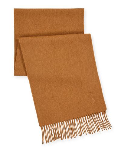 Wool Scarf W/ Fringe Trim