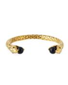 Snake Kick Cuff Bracelet W/ Beads