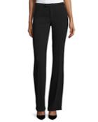 Rock Flare Crepe Pants, Black
