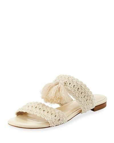 Faina Crochet Flat City Slide