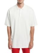 Men's Oversized Cotton Polo
