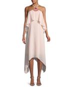 Botanical Handkerchief-hem Dress