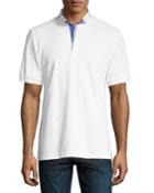 Shaped Fit Watercolor-collar Polo