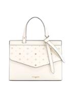 Susan Embellished Saffiano Leather