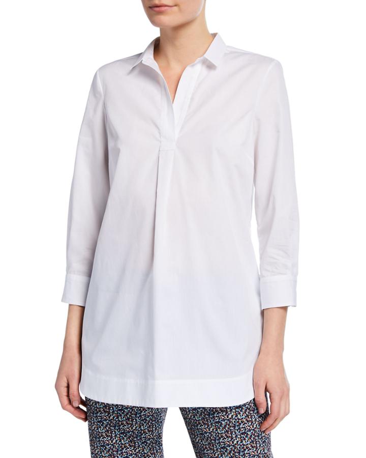 Poplin Henley
