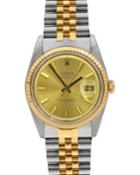 Pre-owned 26mm Two-tone 18k Gold Datejust Bracelet Watch