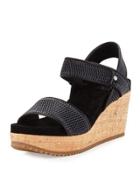 Demo Mesh-leather Wedge